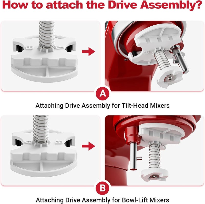 GVODE Ice Cream Maker Parts for KitchenAid, As KitchenAid Ice Cream Drive Attachment, Ice Cream Drive Attachment for KitchenAid, Fit KitchenAid Ice Cream Maker Parts by - Image 2